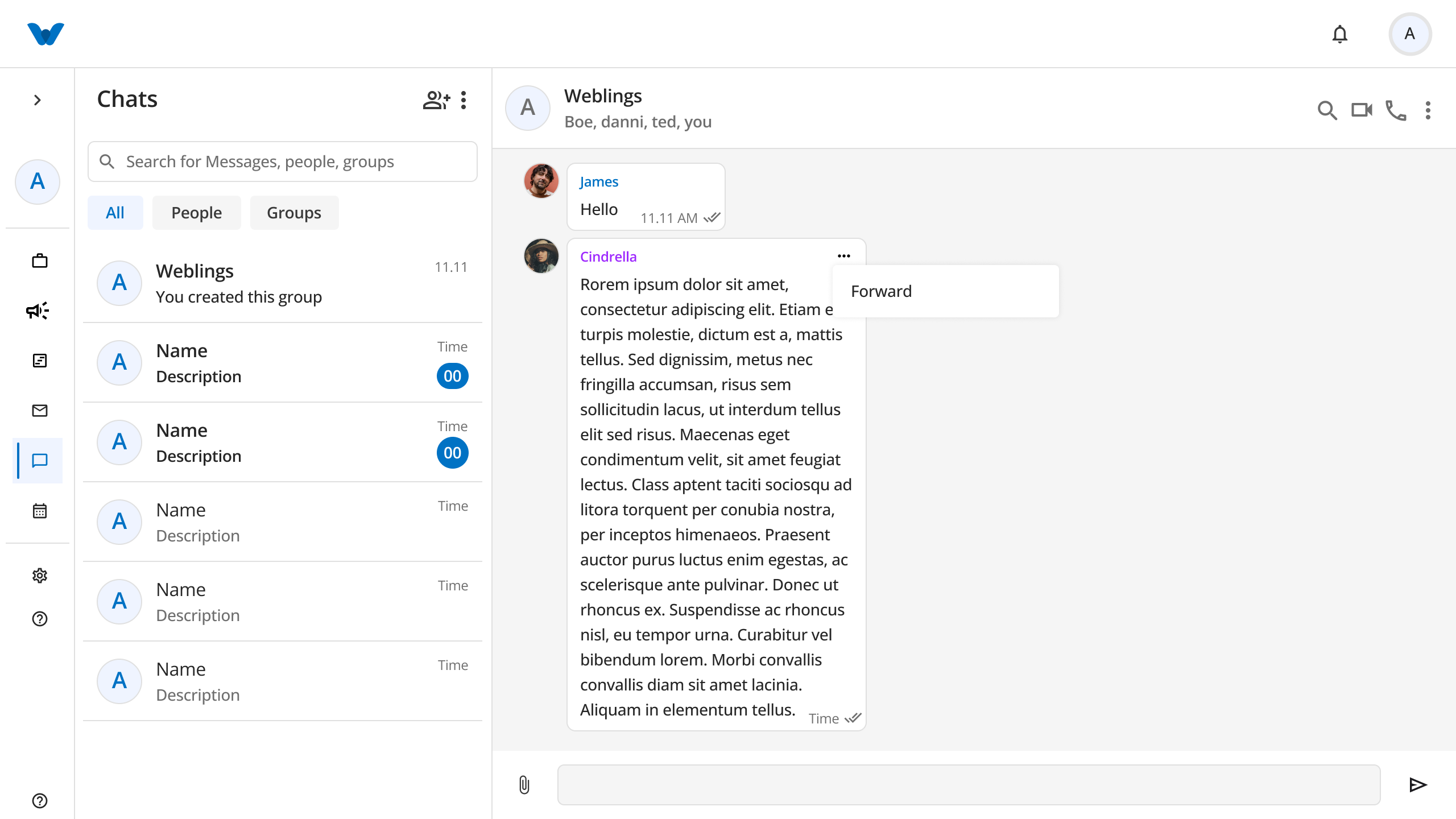 Forwarding Messages