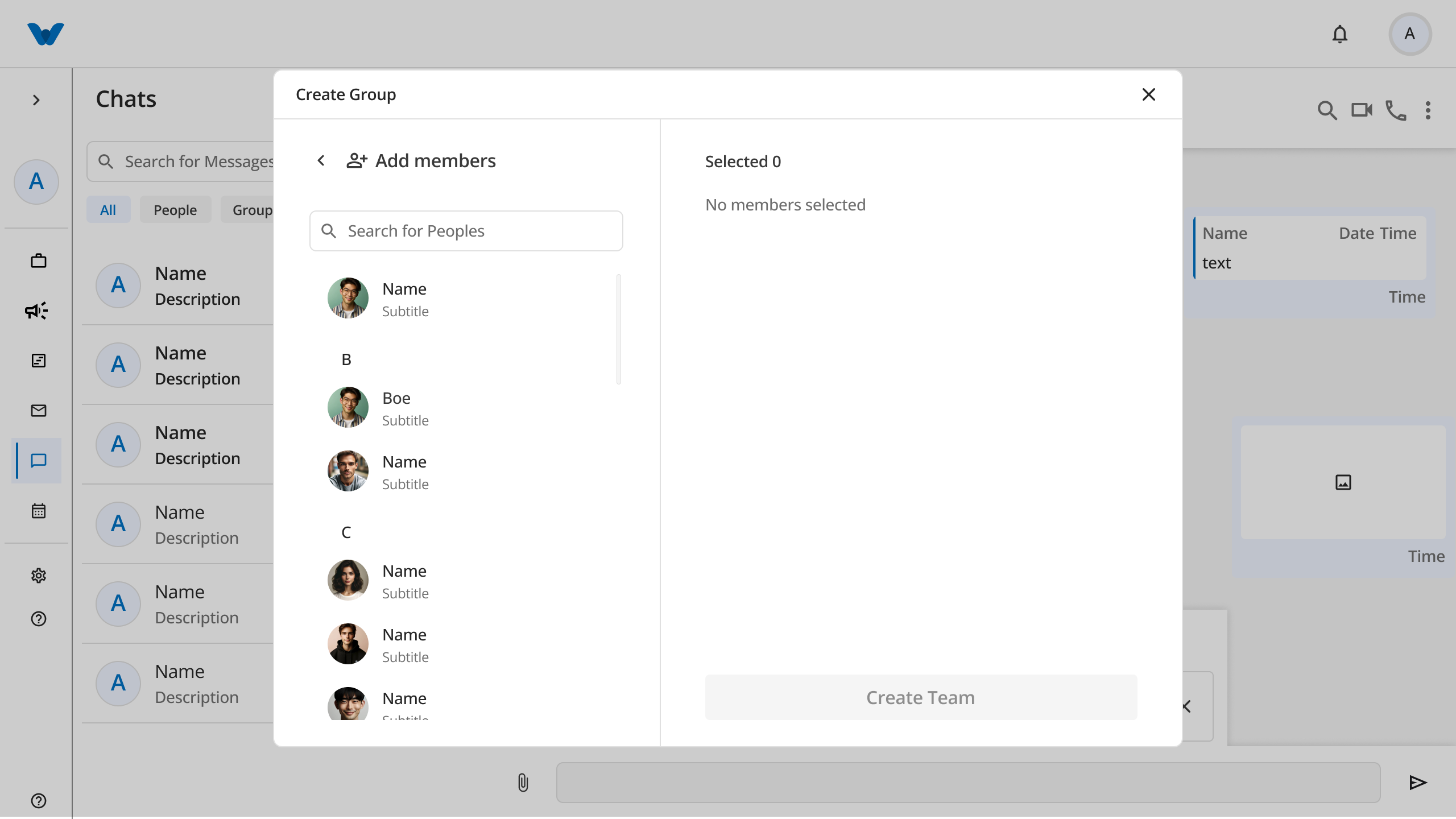 Step 2: Add Members & Finalize Creation