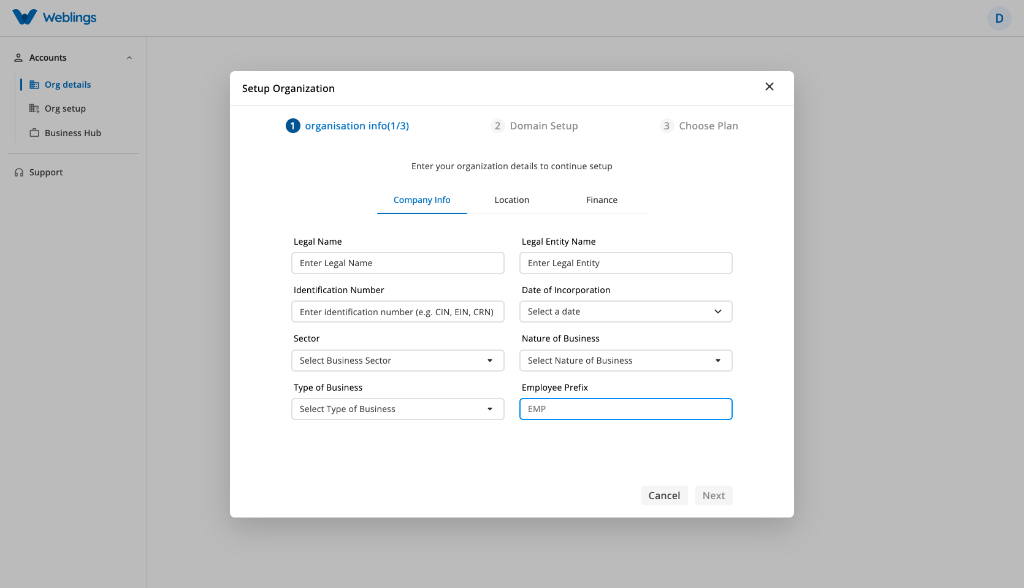 Organization Details