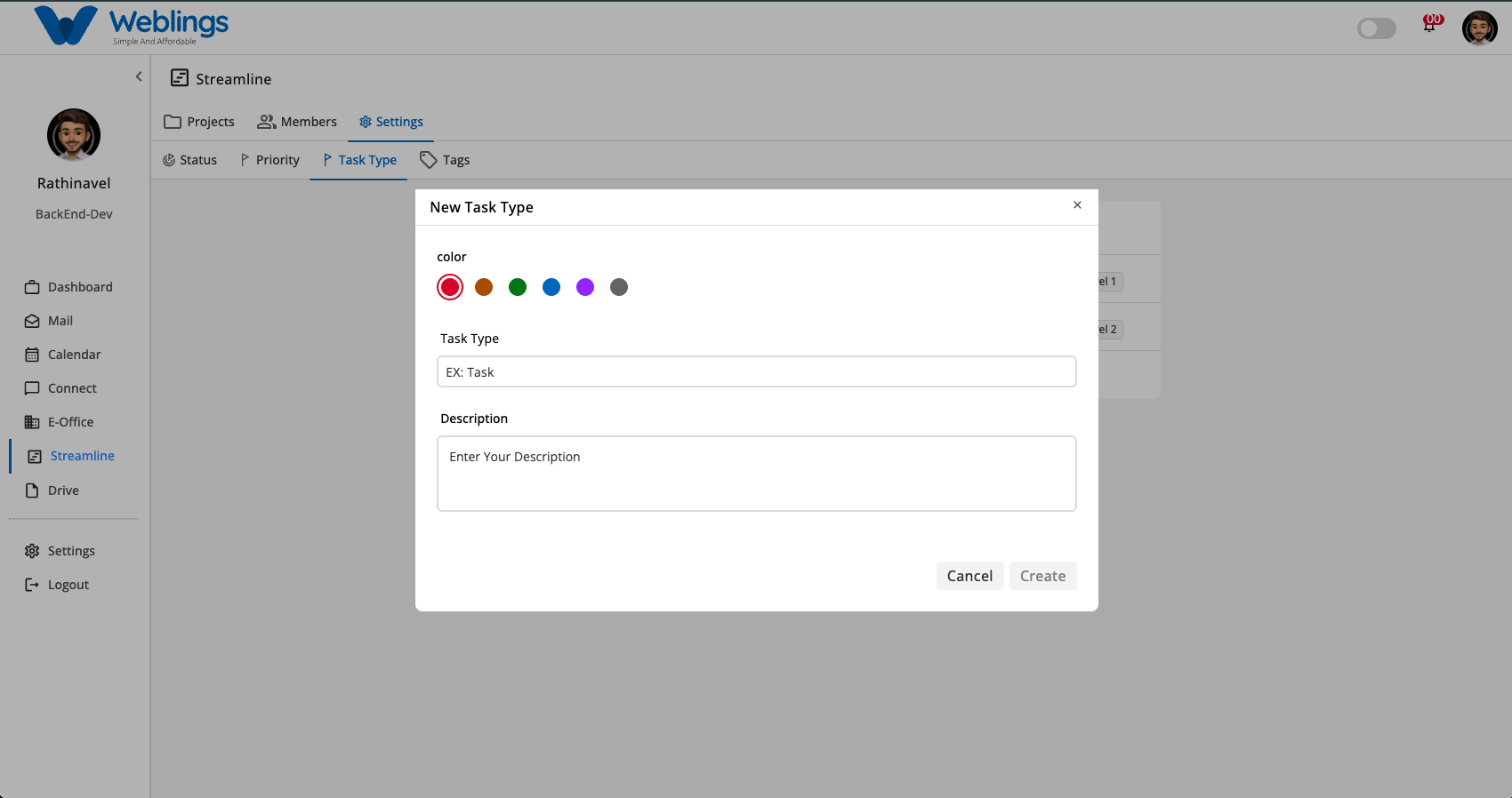 Creating a New Task Type